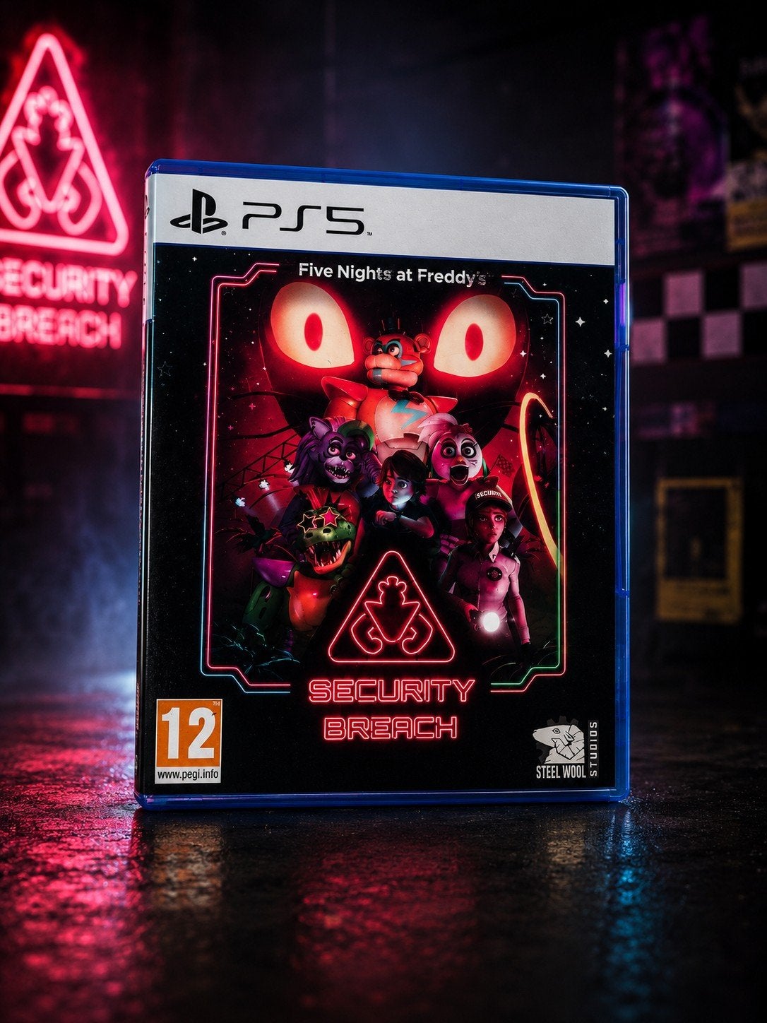 Five Nights at Freddy's Security Breach PS5 (excl. stickers), Avontuur en Actie, 1 speler, Virtual Reality, Eén computer