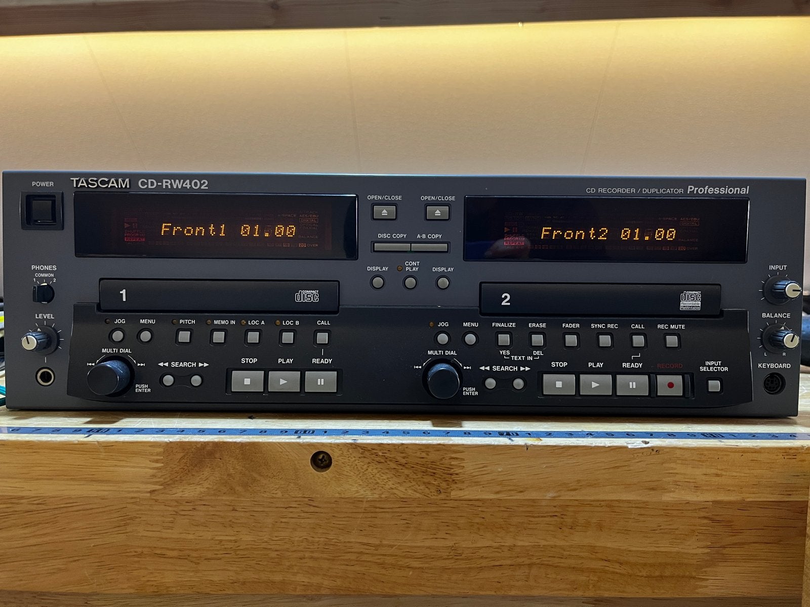 Tascam CD-RW402 CD Recorder/Duplicator - Defect, Ophalen of Verzenden, Niet werkend, Overige merken
