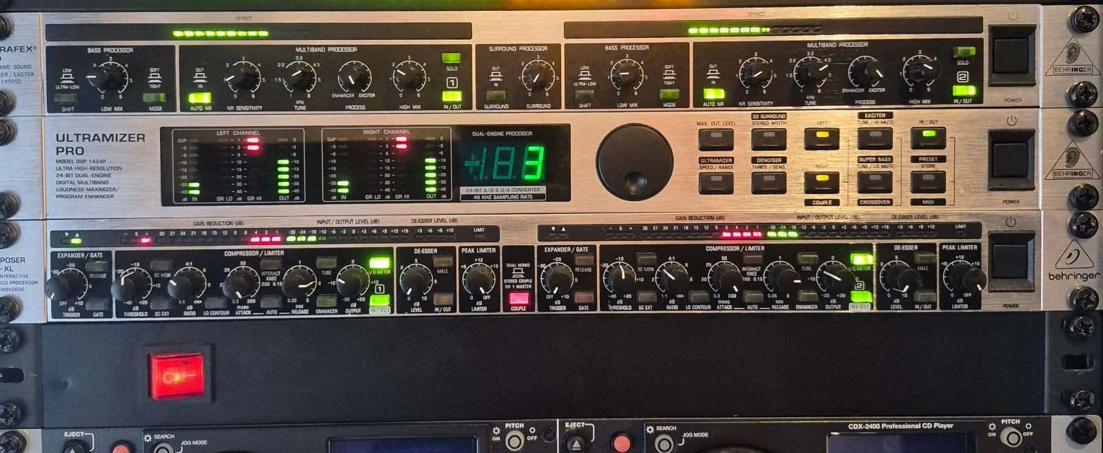 Behringer sound processing, Ophalen of Verzenden, Gebruikt, Audio