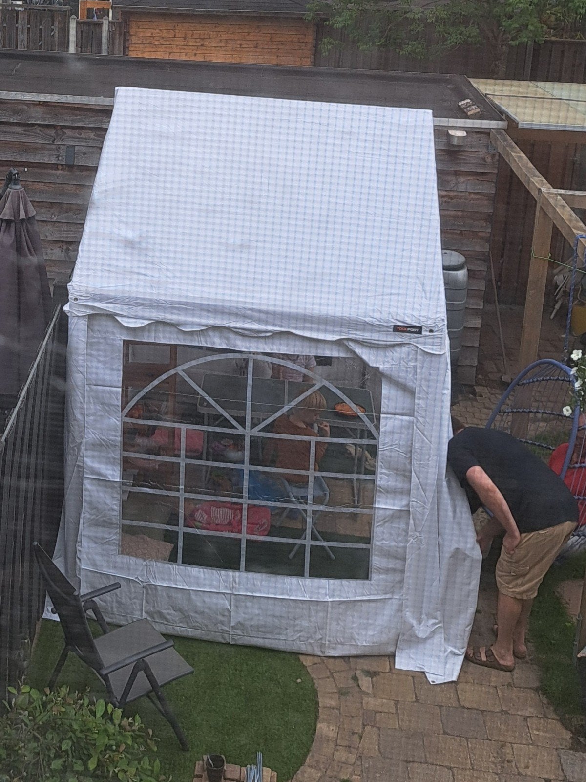 Partytent 3 x 2 meter – wit, Ophalen, Gebruikt, Partytent, Minder dan 4 meter