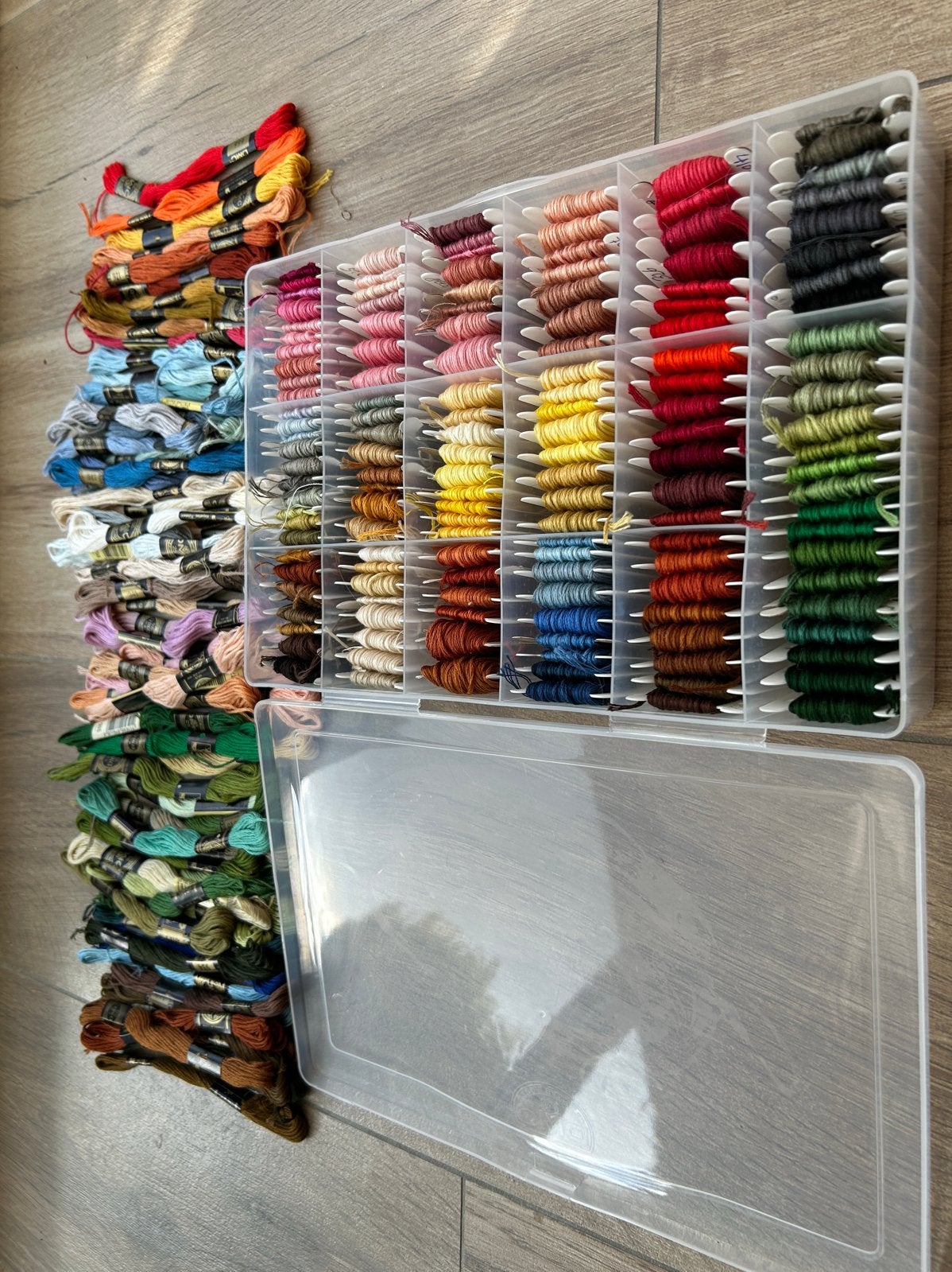 DMC borduurgaren set, Ophalen of Verzenden, Gebruikt, Handborduren, Borduurgaren of Zijde