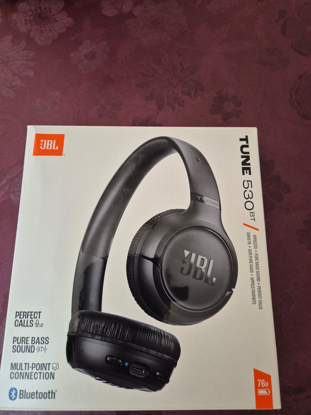 Nieuwe JBL Tune 530BT draadloze koptelefoon - Ongeopend, Audio, Tv en Foto, JBL, Draadloos, Nieuw, On-ear