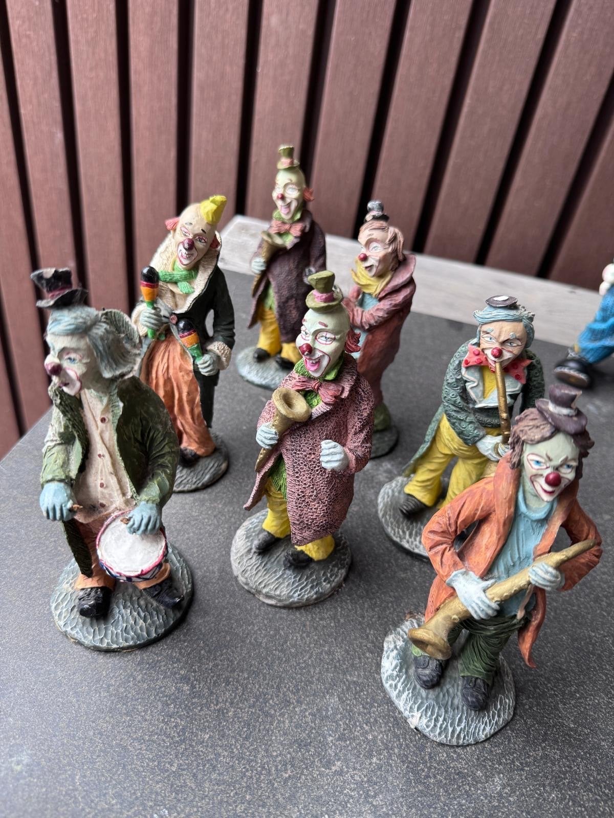 Beeldjes clown orkest - Vintage verzameling, Verzamelen, Ophalen, Gebruikt