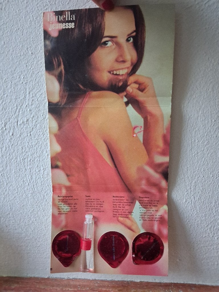 Vintage Binella Jeunesse proefmonster set van 4, Ophalen, Zo goed als nieuw, Verpakking
