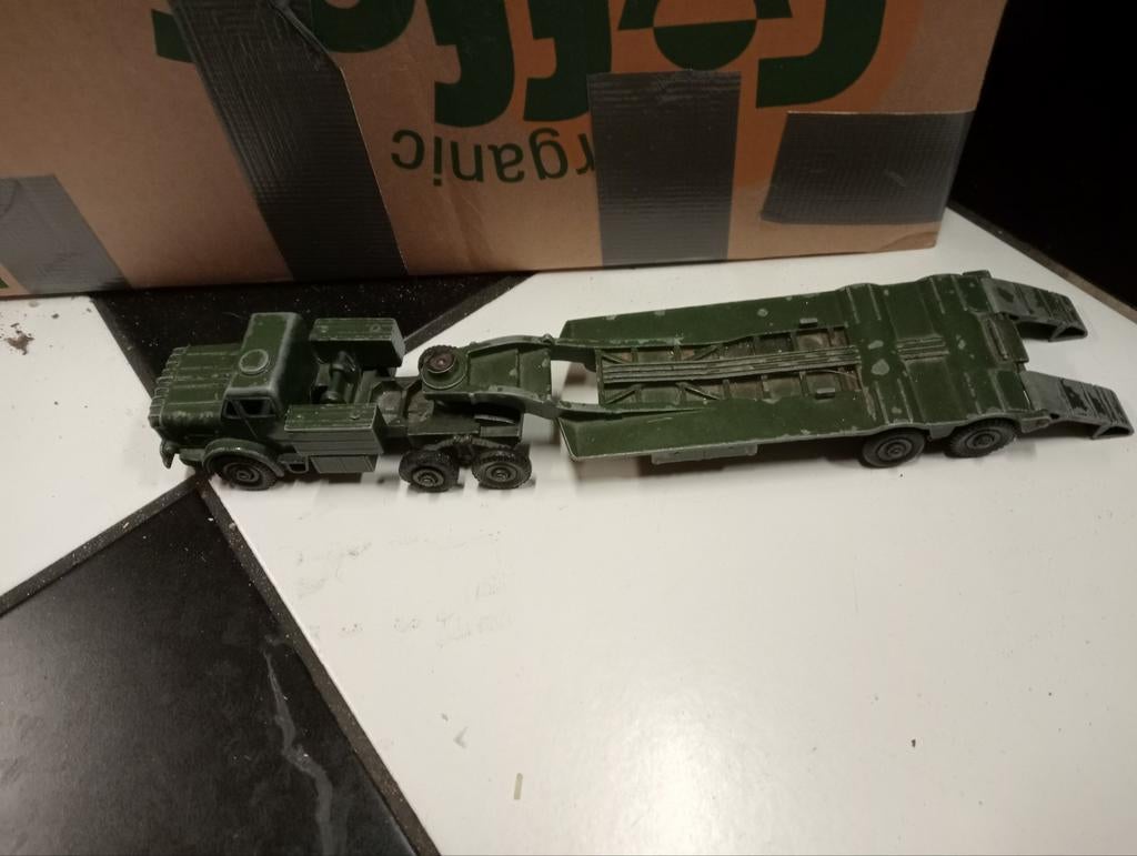 Dinky toys 660 Mighty Antar Army truck, Ophalen of Verzenden, Bus of Vrachtwagen