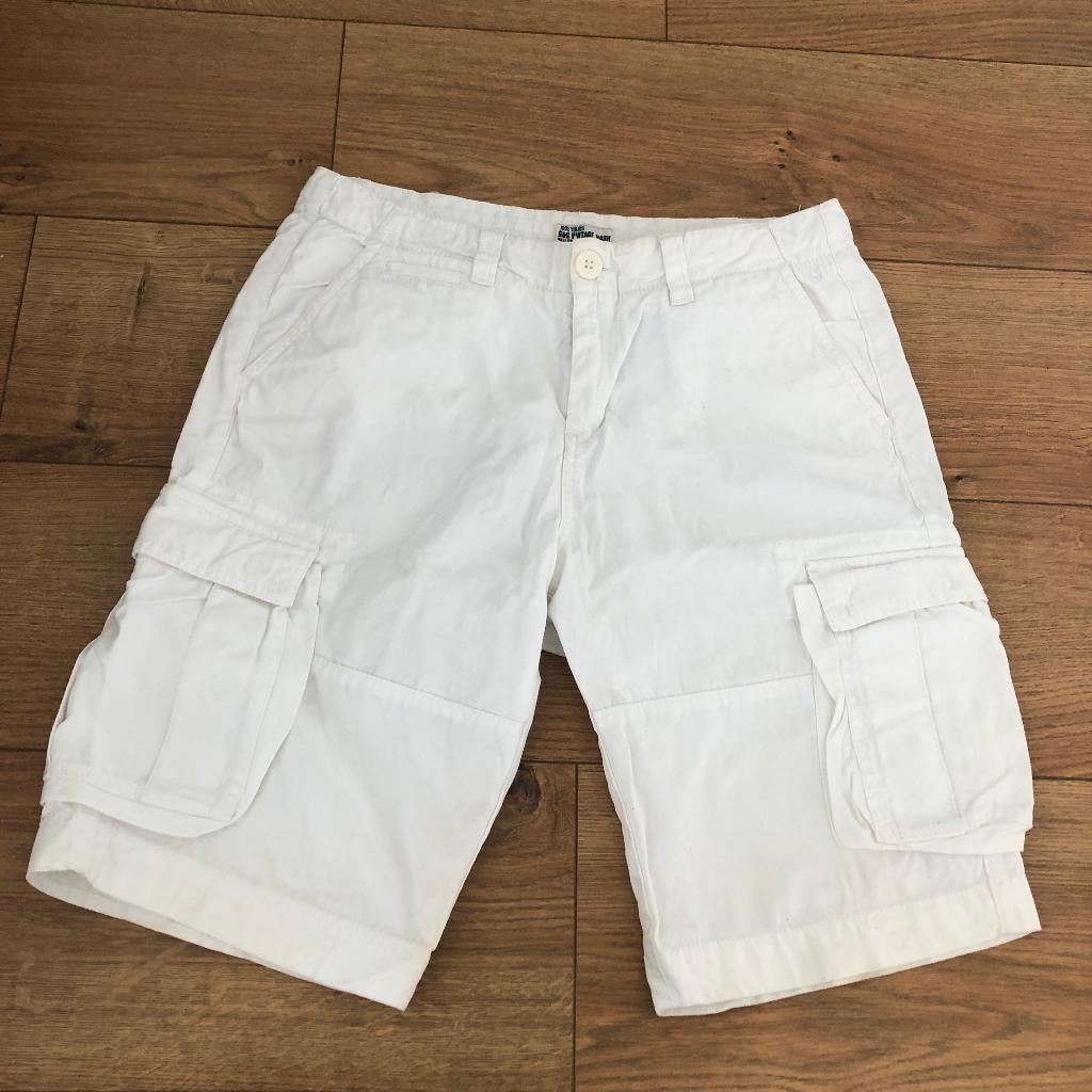 Heren Merk korte broek Geddes & Gillmore, Ophalen of Verzenden, Zo goed als nieuw, Maat 46 (S) of kleiner, Wit