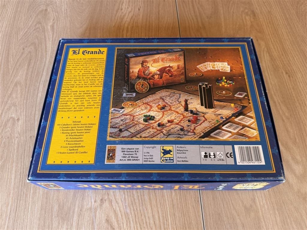 El grande - 999 games - S7254, Hobby en Vrije tijd, Ophalen of Verzenden, Zo goed als nieuw