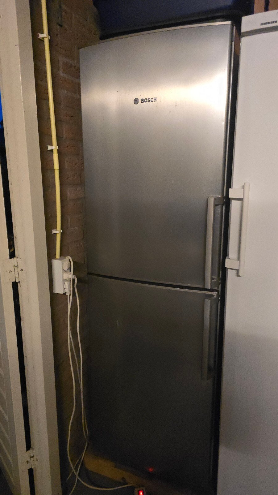 Bosch Koel-vriescombinatie KGN34X43 - RVS Look, Witgoed en Apparatuur, Ophalen, Gebruikt, 200 liter of meer, Met aparte vriezer