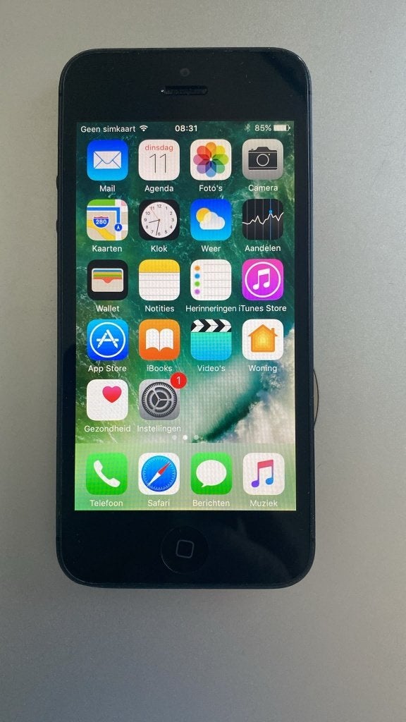 Apple iPhone 5 met 16 GB opslag in de kleur zwart, Telecommunicatie, Mobiele telefoons | Apple iPhone, Ophalen, Gebruikt, 16 GB