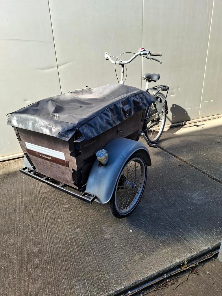 Bakfiets De Fietsfabriek - Superstabiele voorwie, Fietsen en Brommers, Fietsen | Bakfietsen, Ophalen, Gebruikt, 2 kinderen, Fietsfabriek