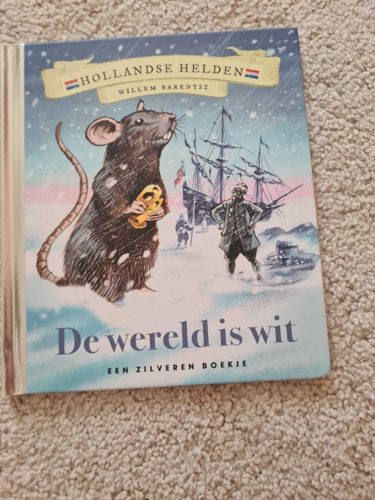 Willem Barentsz: De wereld is wit - Een Zilveren Boekje, Boeken, Ophalen of Verzenden, Zo goed als nieuw, Willem Barentsz, Nederland