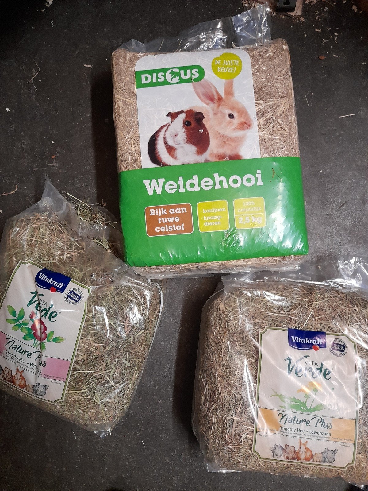 Hooi en zaagsel voor konijnen, Ophalen, Knaagdier of Konijn
