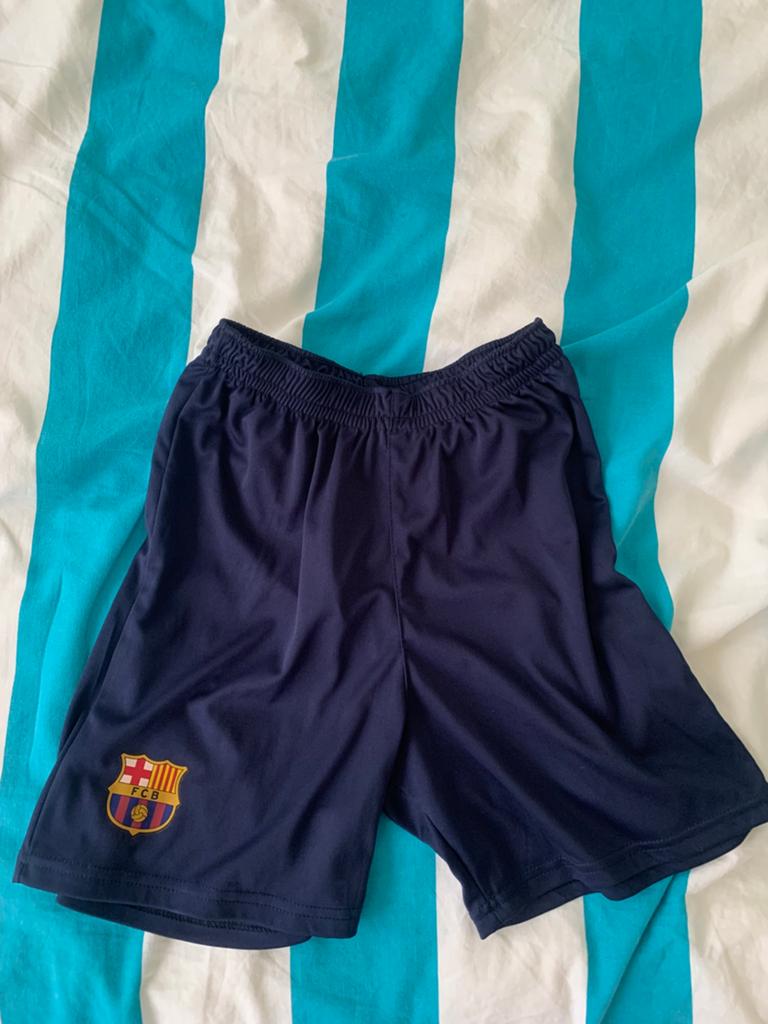 FC Barcelona Voetbalbroekje - Maat 14, Sport en Fitness, Voetbal, Maat S, Ophalen, Nieuw, Broek