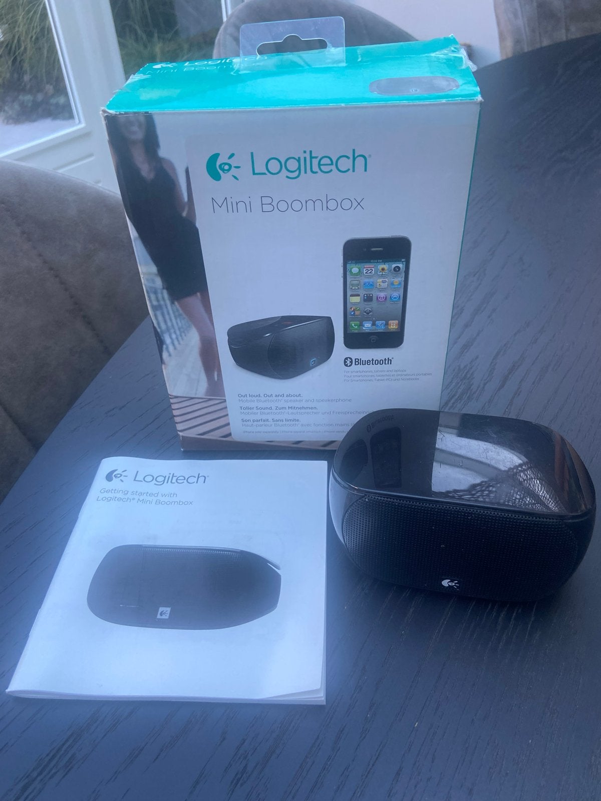Logitech Mini Boombox Draagbare Bluetooth Speaker, Gebruikt, Logitech, Ophalen of Verzenden, Draagbare speaker