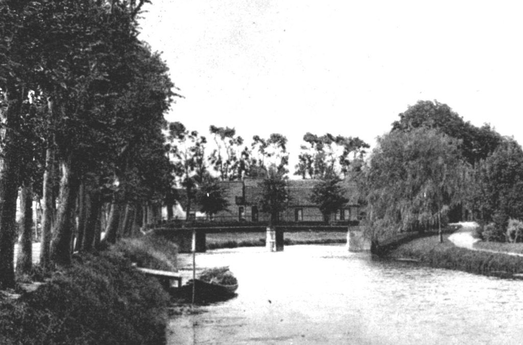 700135 Medemblik NH 1941 Westersingel m tuin Prov Ziekenhuis, Ophalen of Verzenden, 1940 tot 1960, Gelopen, Noord-Holland