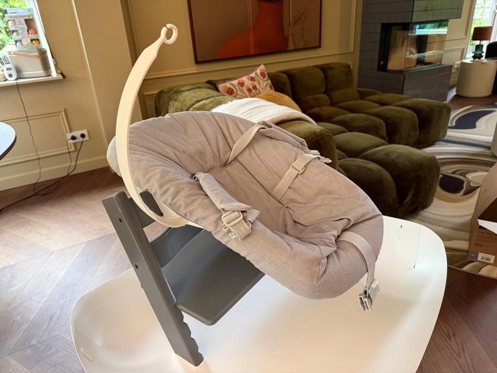 Stokke Tripp Trapp Newborn Set Grijs - Hele Goede Staat, Ophalen of Verzenden, Zo goed als nieuw, Overige typen