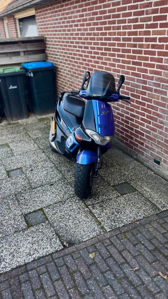 Gilera runner 70cc stage1+ | Violet, Fietsen en Brommers, Ophalen, Zo goed als nieuw, Tweetakt, Overige modellen