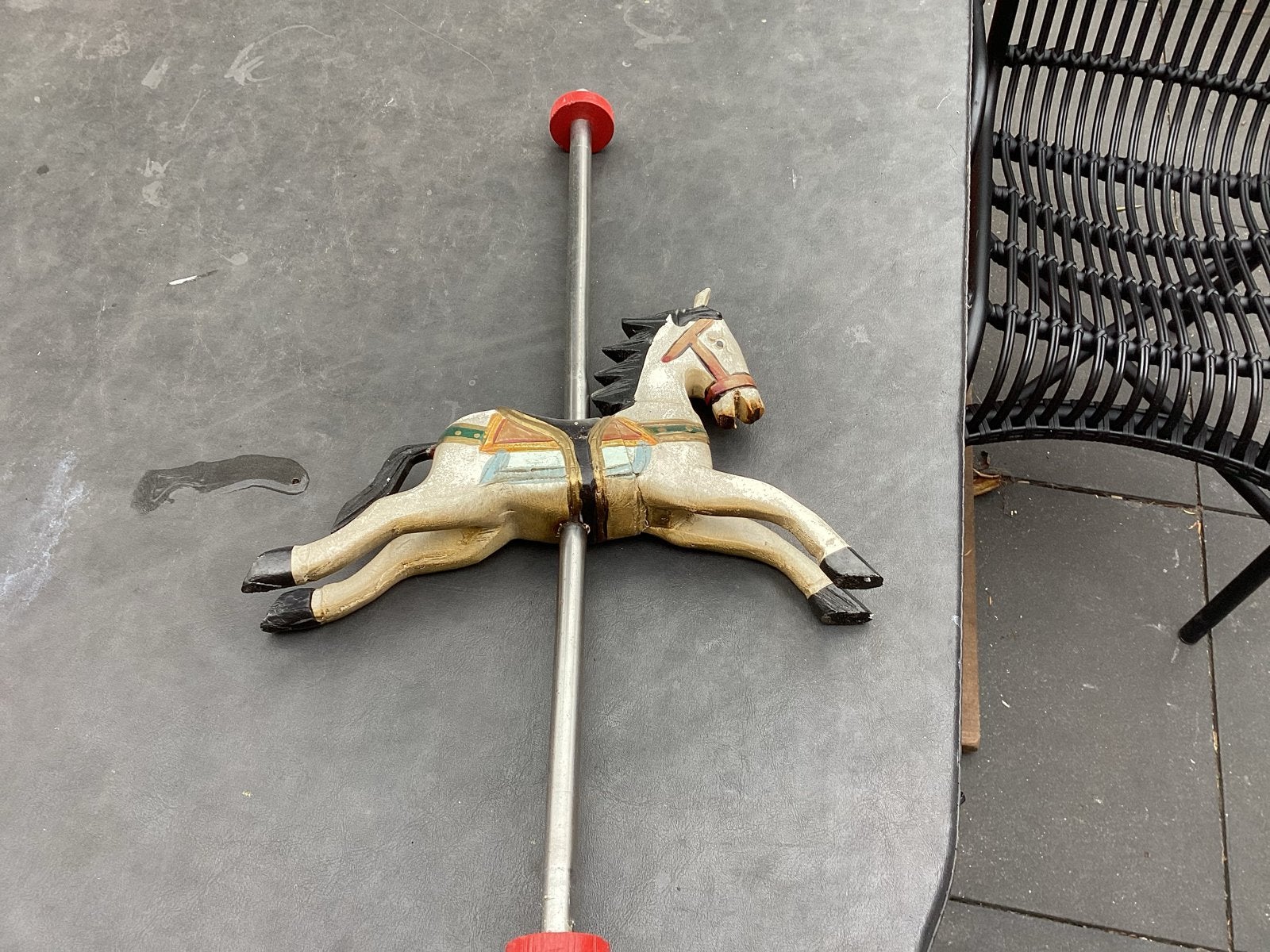 Vintage Carrousel Paard Decoratie, Ophalen of Verzenden