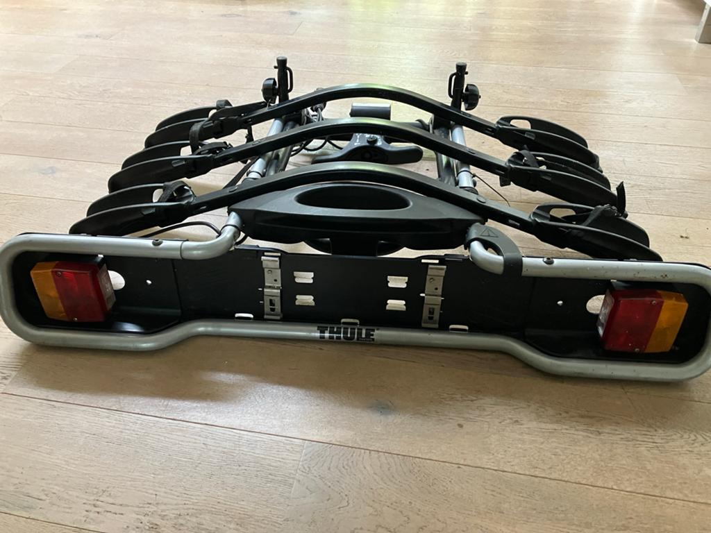 Thule EuroRide 943 Trekhaakdrager voor 3 fietsen, Auto diversen, Fietsendragers, Ophalen, 3 fietsen of meer, Gebruikt, Trekhaakdrager