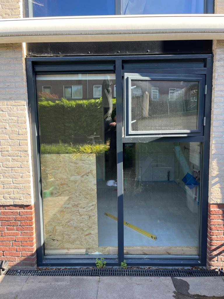 Hard houten kozijnen 2050 B x 2440 H, Doe-het-zelf en Verbouw, Kozijnen en Schuifpuien, Zo goed als nieuw, Deurkozijn, Hout, 225 cm of meer