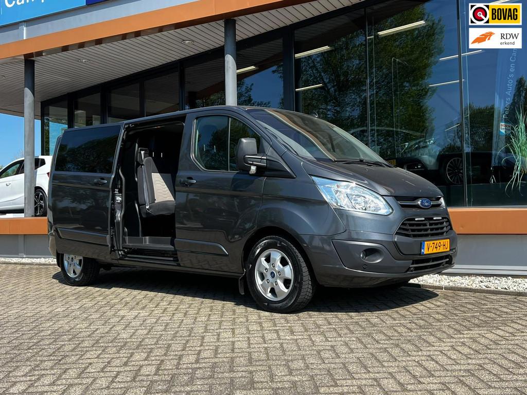 Ford Transit Custom 290 2.0 TDCI | Dubbelcabine | Automaat, Auto's, Bestelauto's, Bedrijf, Te koop, ABS, Airbags, Airconditioning