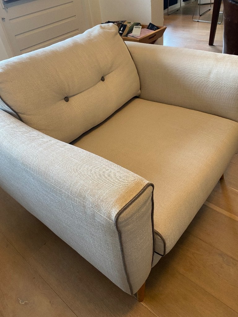 Kamerstoel, Ophalen, Gebruikt, 75 tot 100 cm, Stof