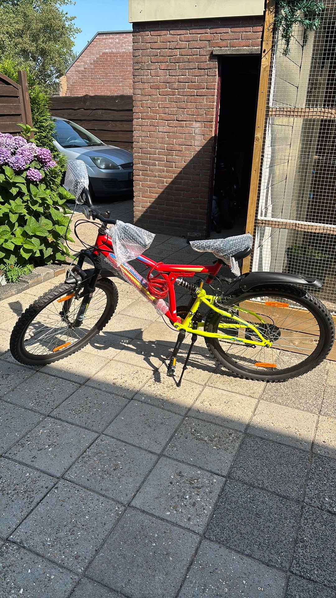 Bieden, Fietsen en Brommers, Fietsen | Crossfietsen en BMX, Ophalen, Zo goed als nieuw, Aluminium, 24 inch of meer