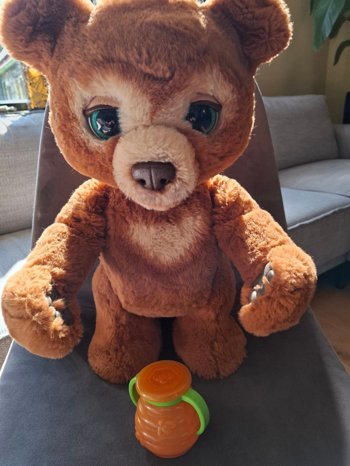 FurReal Friends Cubby de nieuwsgierige beer, Overige merken, Beer, Ophalen of Verzenden, Zo goed als nieuw