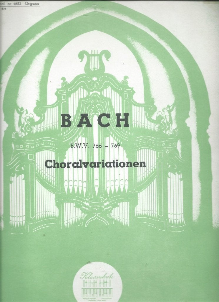 Bach -  Choralvariationen  (klavarskribo), Muziek en Instrumenten, Bladmuziek, Gebruikt, Religie en Gospel, Artiest of Componist