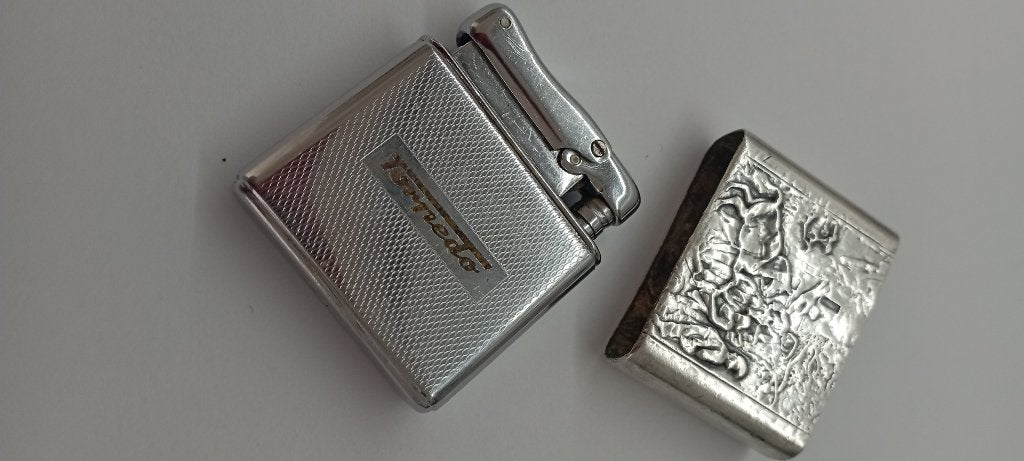 vintage Torpedo benzineaansteker, Verzamelen, Ophalen of Verzenden, Gebruikt, Aansteker