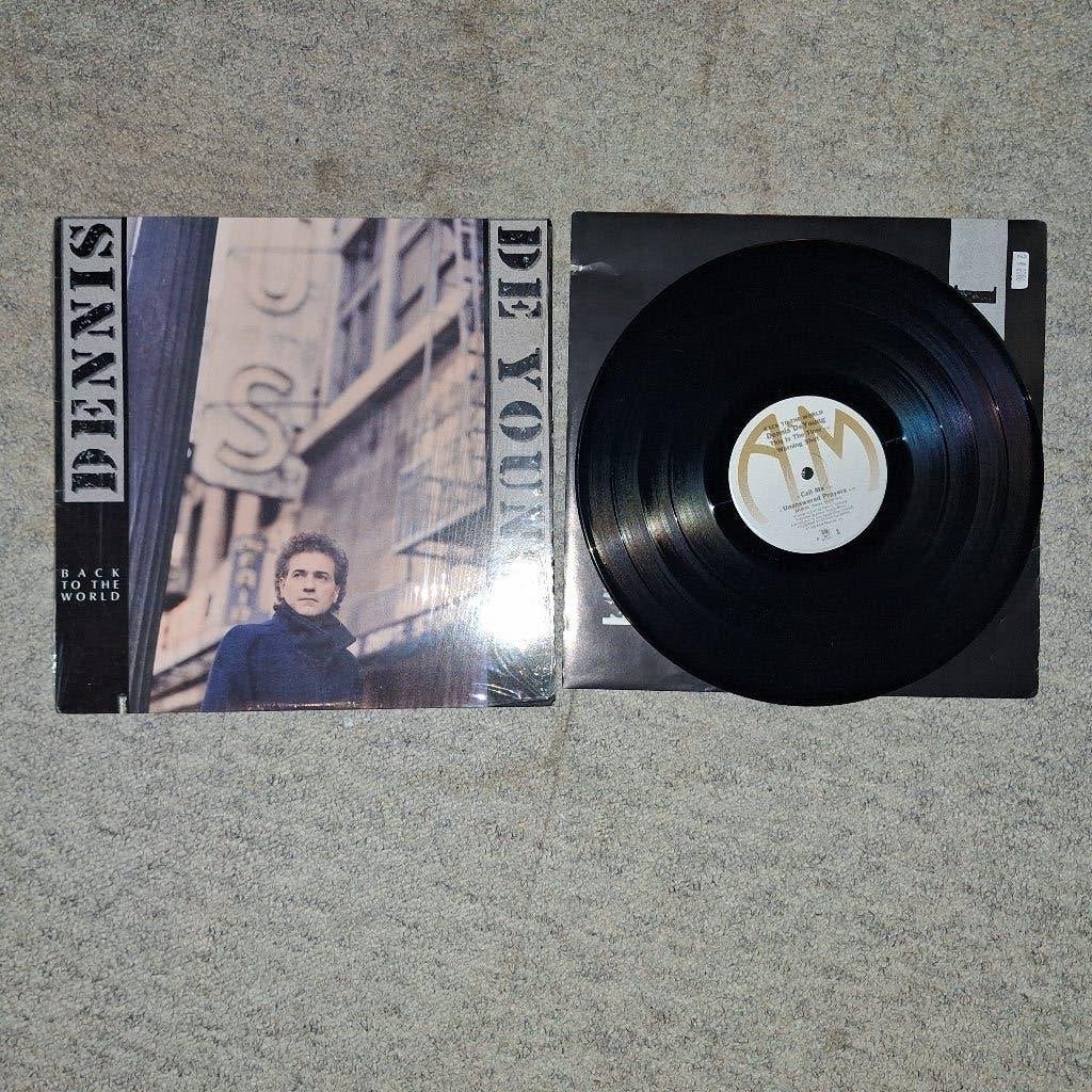 dennis de young - back to the world   styx, Cd's en Dvd's, Ophalen of Verzenden, Zo goed als nieuw, 12 inch, Poprock
