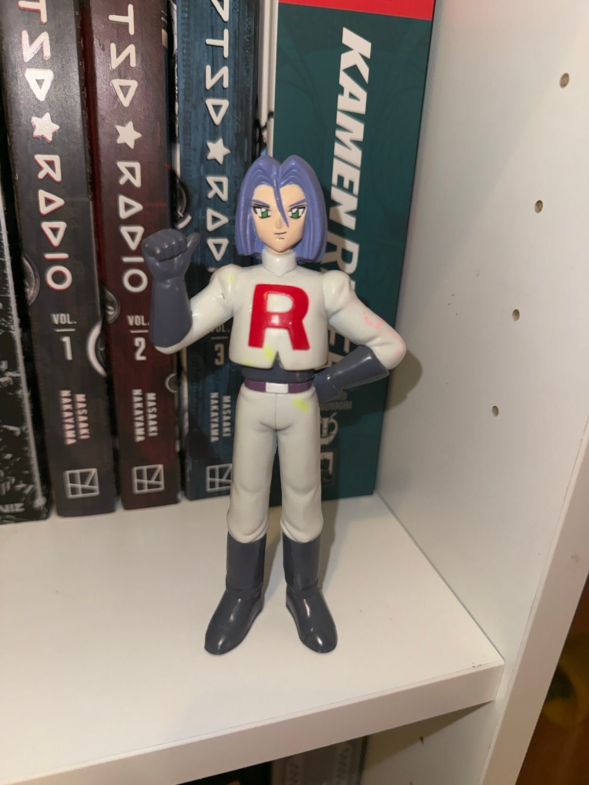 James Pokémon figuur 1998 Tomy Team Rocket, Ophalen of Verzenden, Gebruikt