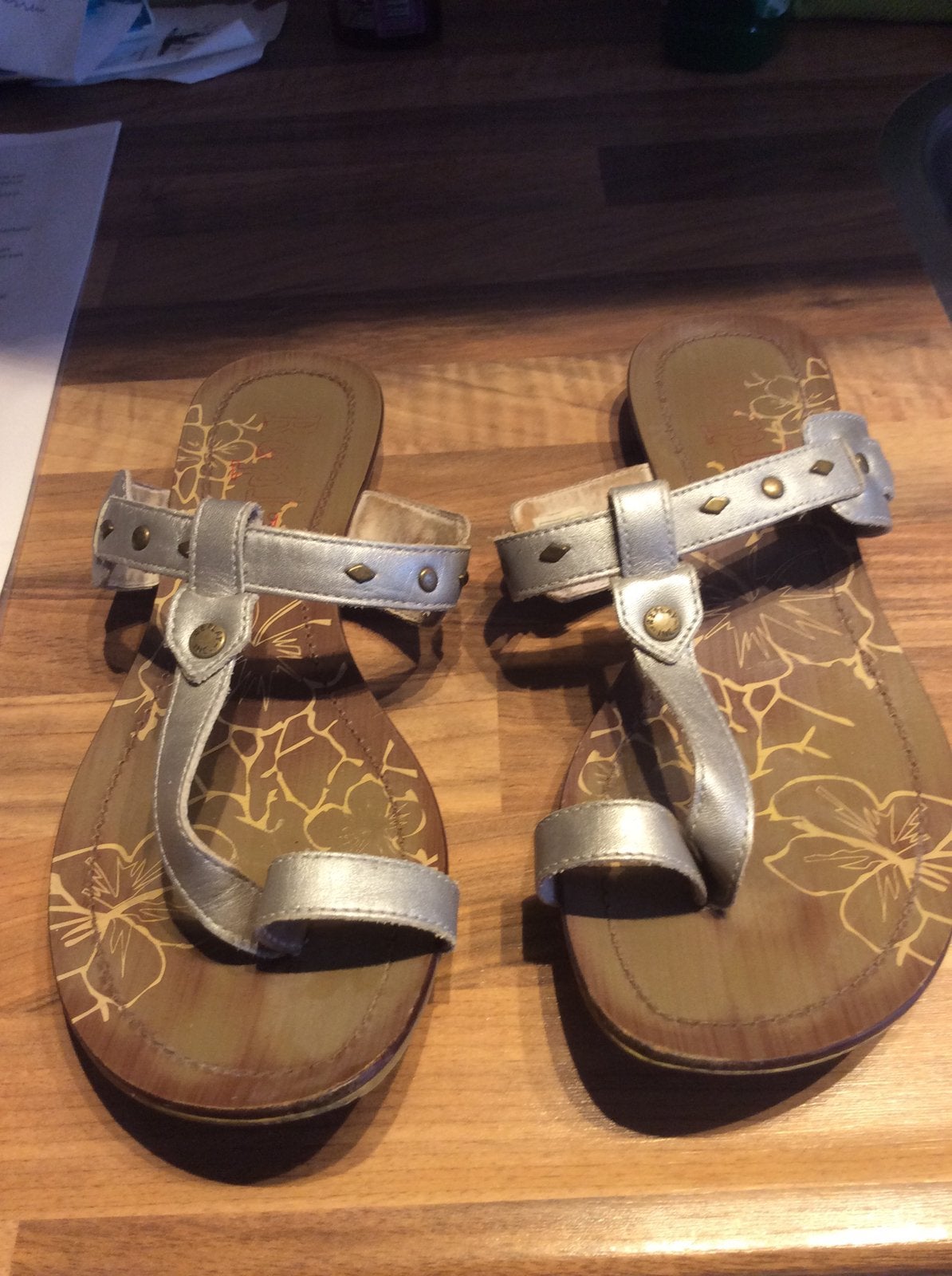 Teen slippers zilver Replay 37, Ophalen of Verzenden, Zo goed als nieuw, Overige kleuren