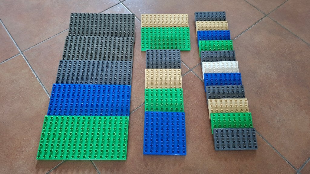 Bouwplaten unico plus, Ophalen, Zo goed als nieuw, Grondplaat, Duplo