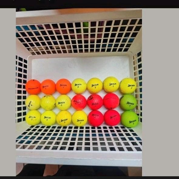 21 Srixon SoftFeel Golfballen AAA/AAAA - Mix Kleuren, Overige merken, Gebruikt, Bal(len), Onbekend