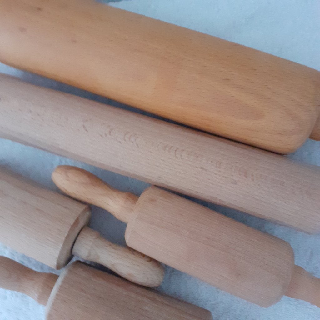 houten deegrol, Hout, Ophalen of Verzenden, Bruin, Overige typen