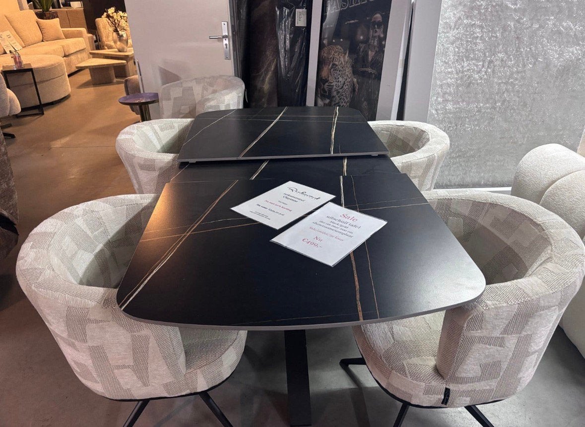 Foto 5 van Uitschuif tafel van Sinterstone