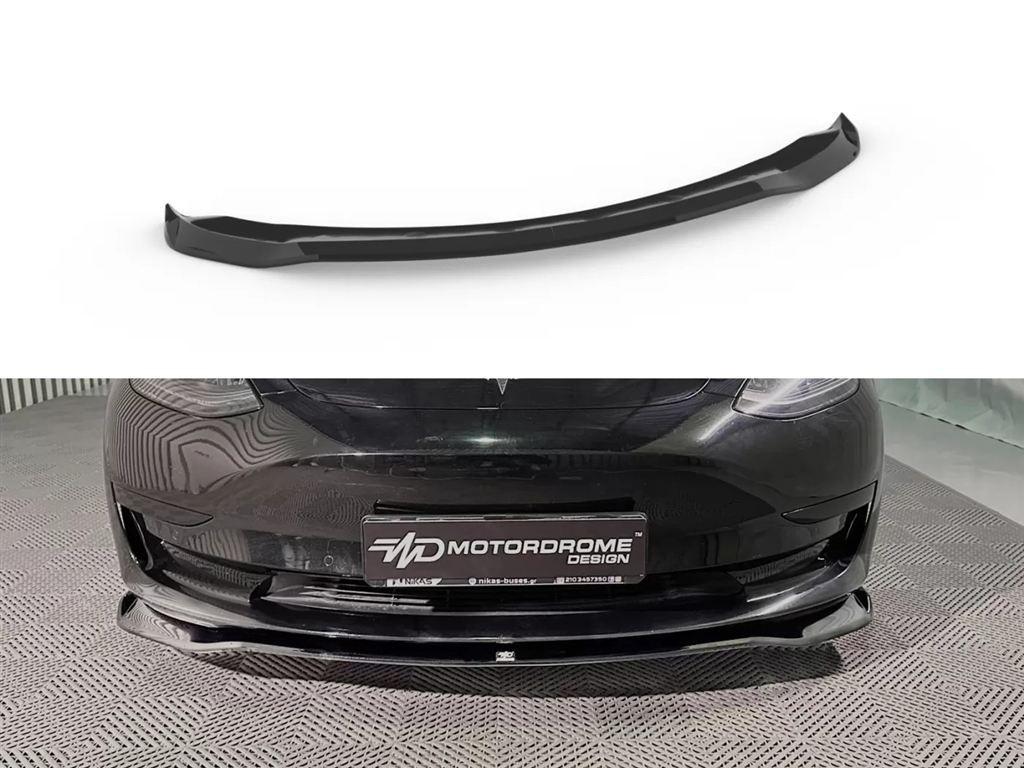 Tesla Model 3 MK1 - Voorbumper spoiler V1, Ophalen of Verzenden, MJ-Carstyling, Info@mj-carstyling.net, Sibeliusstraat 81 5011JH Tilburg