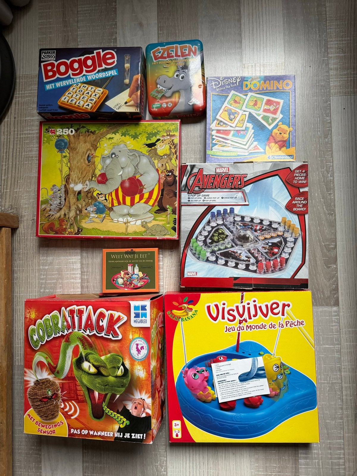 Diverse bordspellen en gezelschapsspellen, Ophalen of Verzenden, Gebruikt