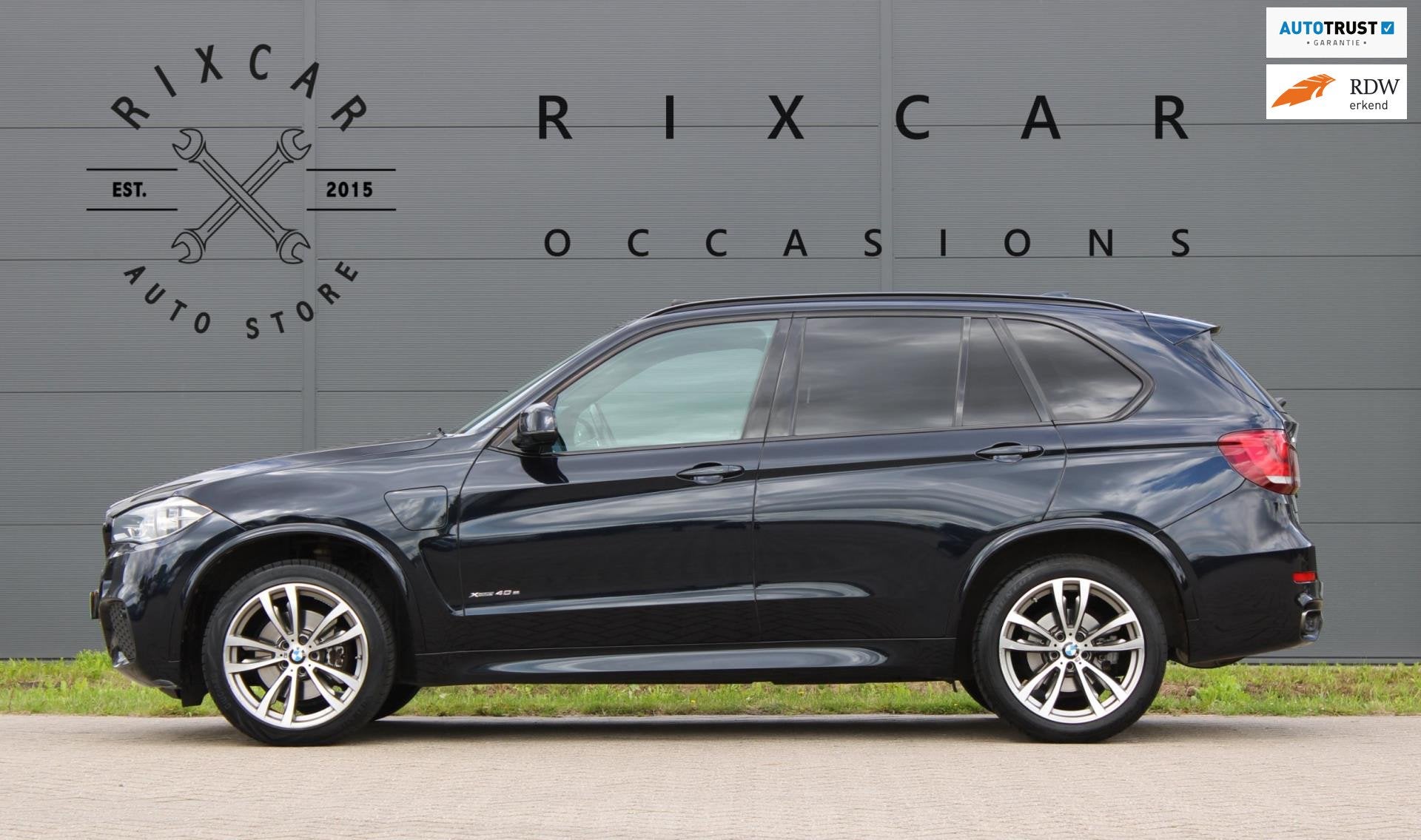 BMW X5 XDrive40e High Executive M-Sport ShadowLine, Auto's, Gebruikt, 4 cilinders, Zwart, Vierwielaandrijving