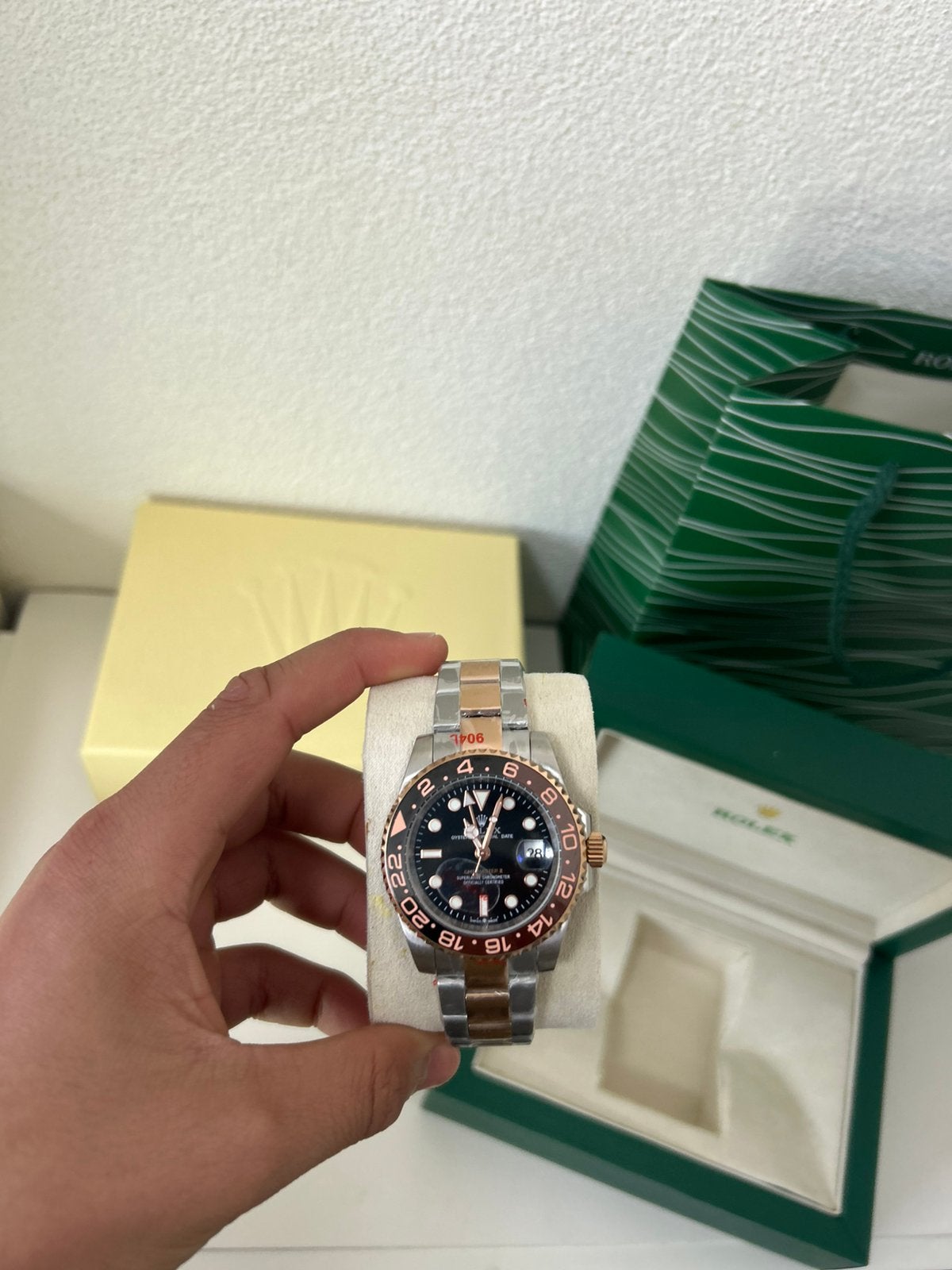 Rolex gmt master II, Ophalen of Verzenden, Zo goed als nieuw, Staal, Rolex