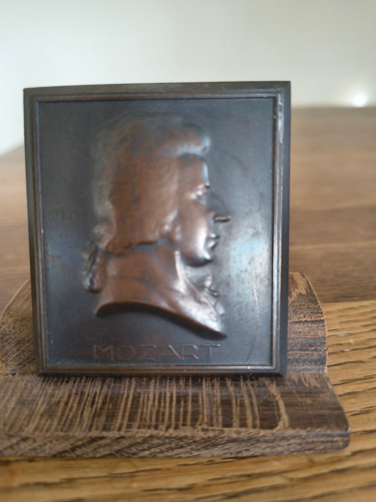 Mooie bronzen plaquette Mozart – E. Telcs / Begeer (1924)
Mo, Antiek en Kunst, Ophalen of Verzenden