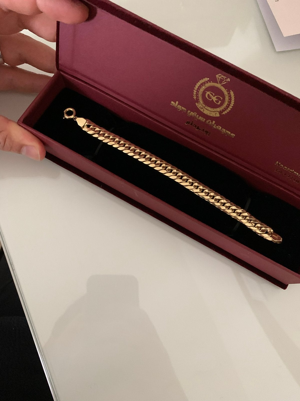 18K Massief Gouden Gourmet Armband | 11,75 gram | Nieuwstaat, Ophalen of Verzenden