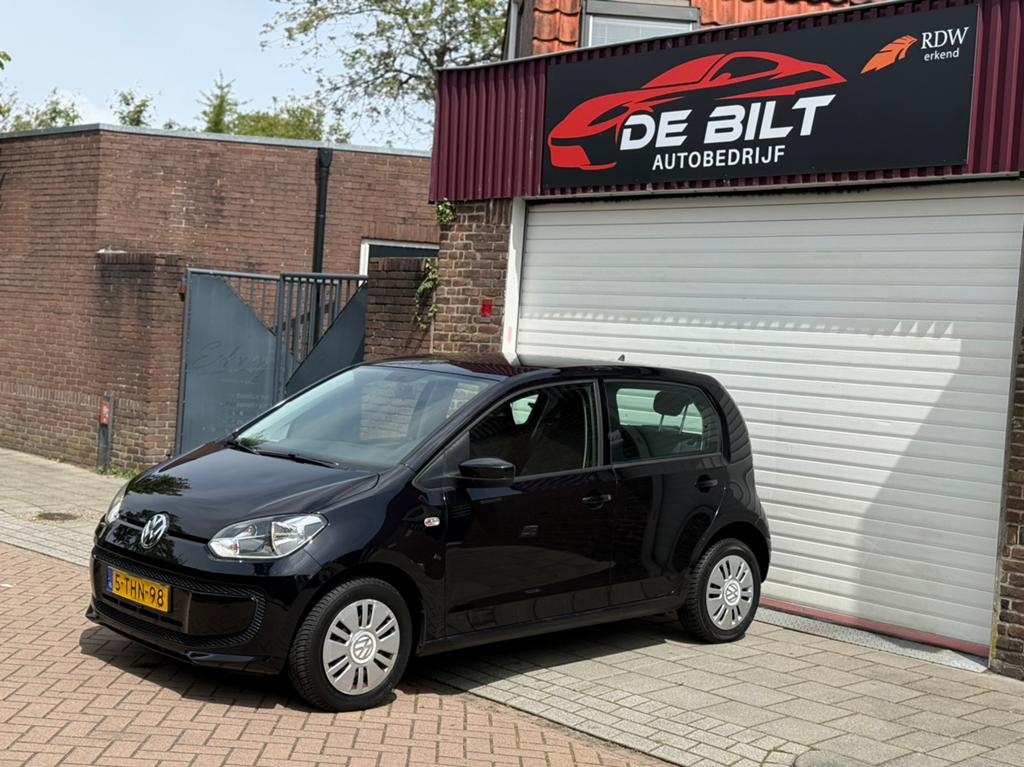 Volkswagen UP! High Up 1.0 55KW AUTOMAAT/CRUISE/PDC/NWE APK!, Auto's, Volkswagen, Euro 5, Stof, 74 pk, 4 stoelen