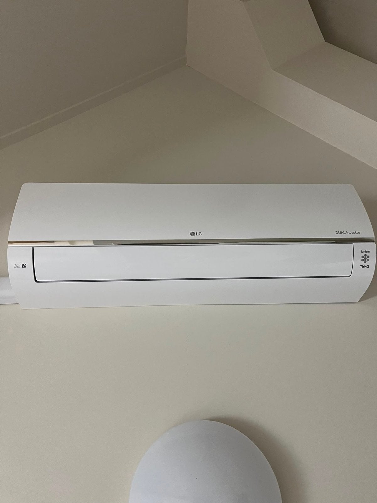 LG Dual Inverter ThinQ Wifi Airco PZ12NYS - Z.G.A.N., Ophalen, 3 snelheden of meer, Zo goed als nieuw, Koelen en Ontvochtigen