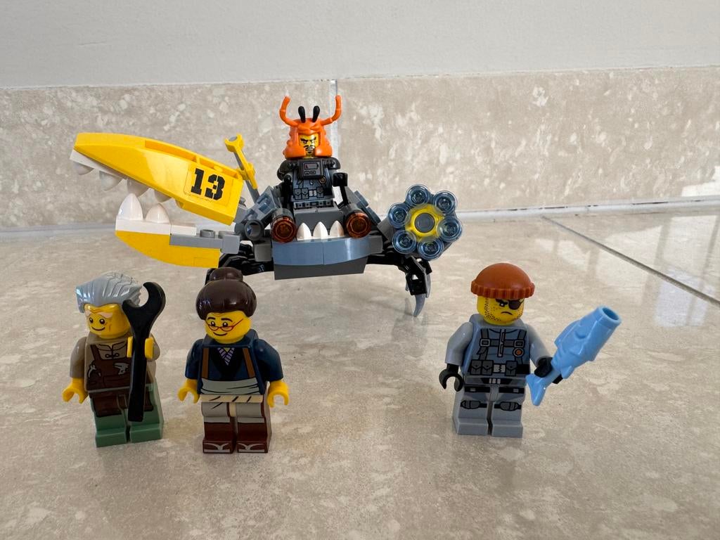 Lego Ninjago: Ed en Edna Walker (ouders Jay) + deel 70614, Kinderen en Baby's, Speelgoed | Duplo en Lego, Zo goed als nieuw, Ophalen of Verzenden