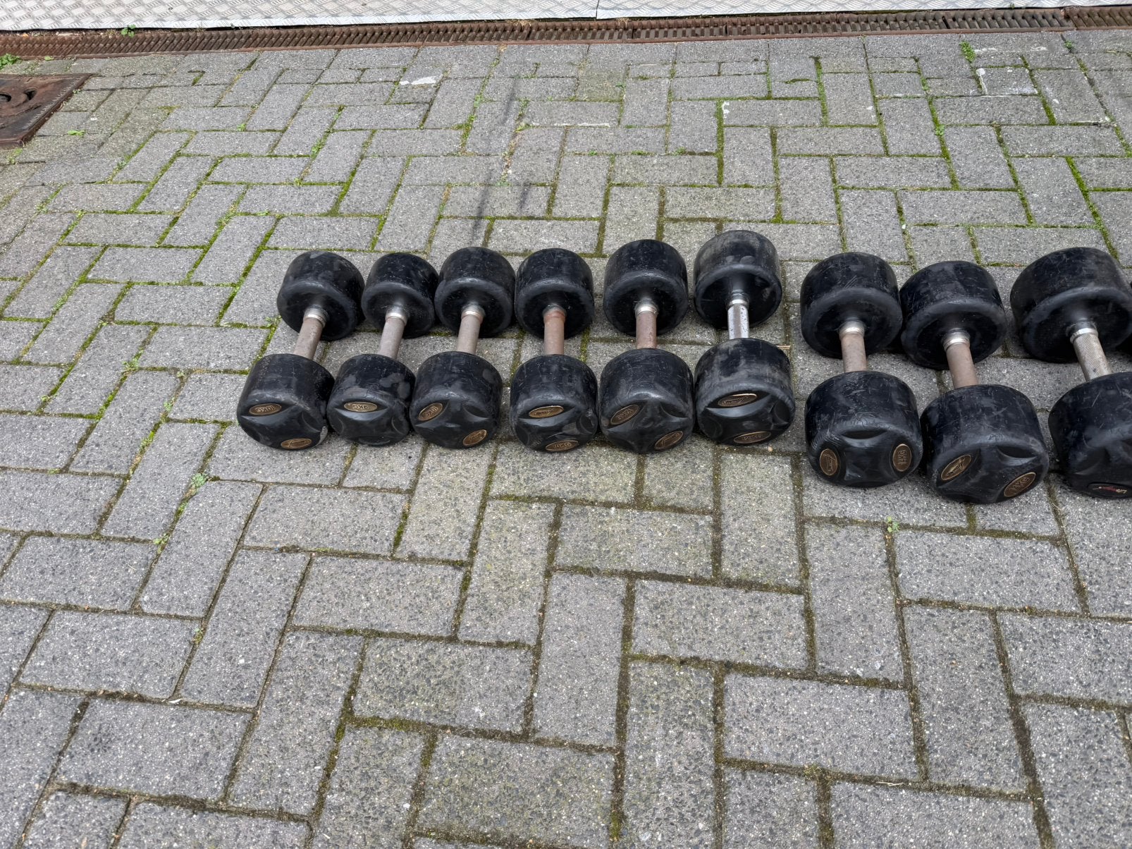 Lifemaxx vaste Dumbells 9kg t/m 20kg, Sport en Fitness, Ophalen, Gebruikt, Dumbbell