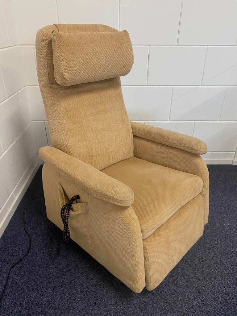 Doge sta op relax stoel zand stof - 260223, Huis en Inrichting, Stoelen, Overige kleuren, Verzenden, Zo goed als nieuw, Eén