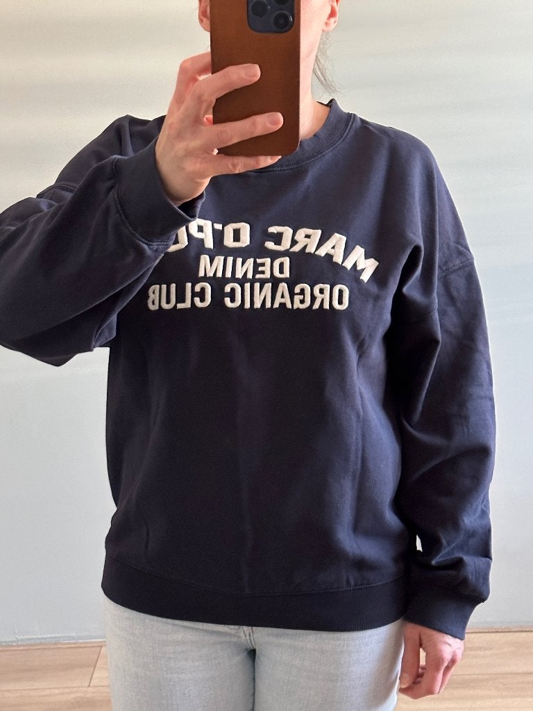 In zeer goede staat: sweater van Marc O’Polo maat S, Kleding | Dames, Zo goed als nieuw, Verzenden, Blauw, Marc O'Polo