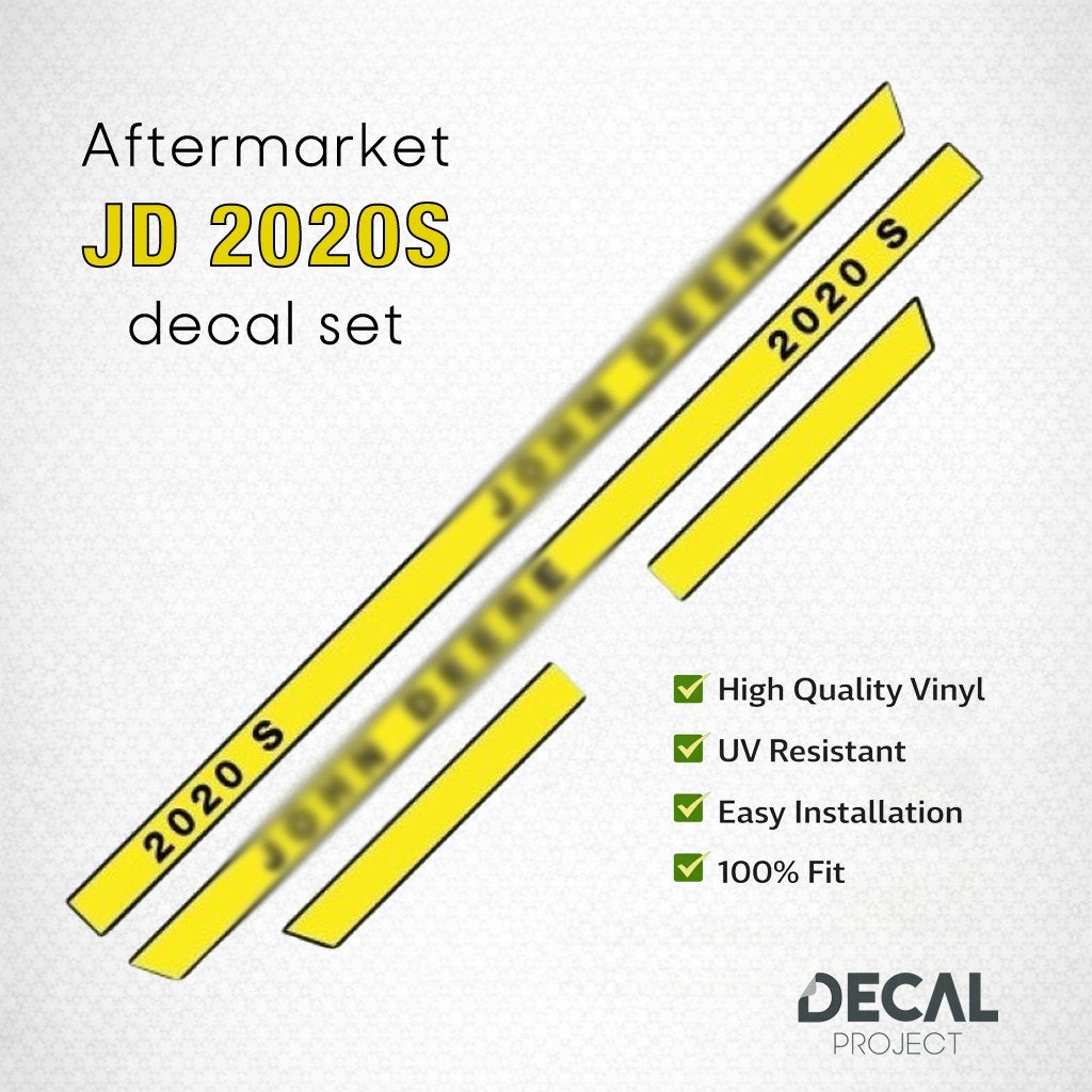Vervangende Stickers John Deere 2020 - 2040S, Verzenden
